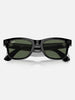 Ray Ban Meta Wayfarer Black/G-15 Green Sunglasses