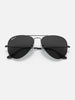 Ray-Ban Aviator Total Black Polished Black/Black Polarized Sunglasses