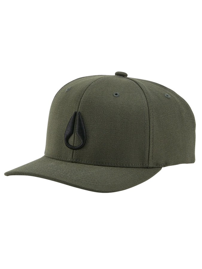 Nixon Deep Down Athletic Flexfit Hat | OLIVE/BLACK (3400)