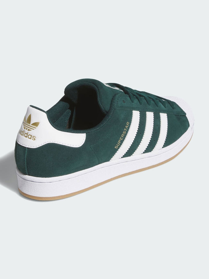 Adidas Superstar ADV Aurora Ivy/White/Gold Met Shoes Spring 2026 | AURORA IVY/WHITE/GOLD MET