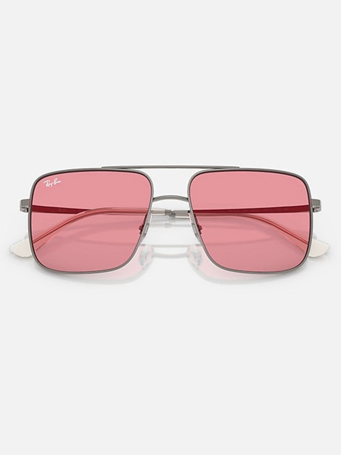 Ray-Ban Ari Gunmetal/Pink Sunglasses | GUNMETAL/PINK