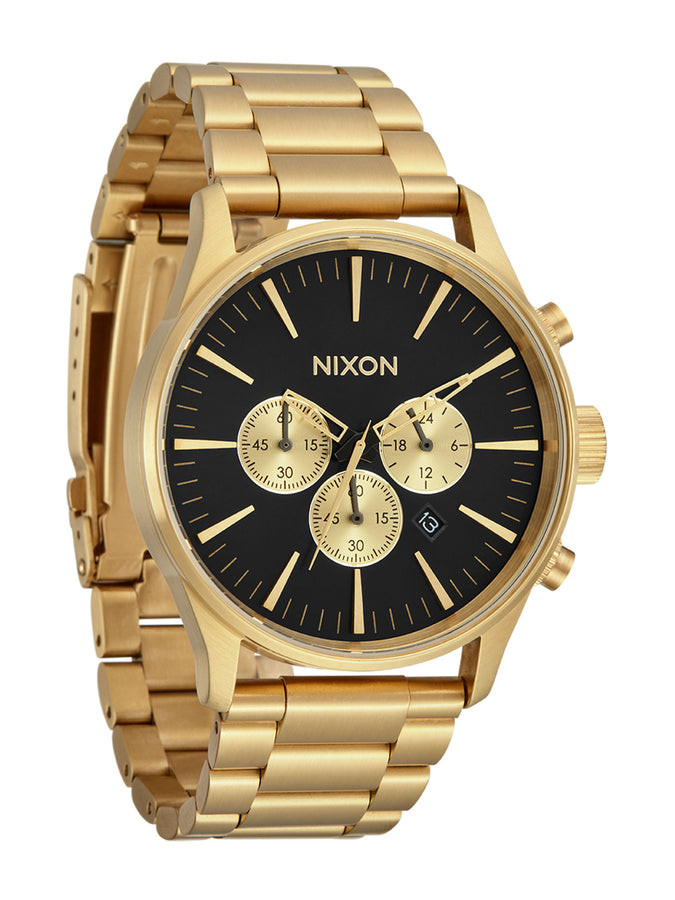 Nixon Sentry Chrone All Gold/Black Watch | ALL GOLD/BLACK (510)