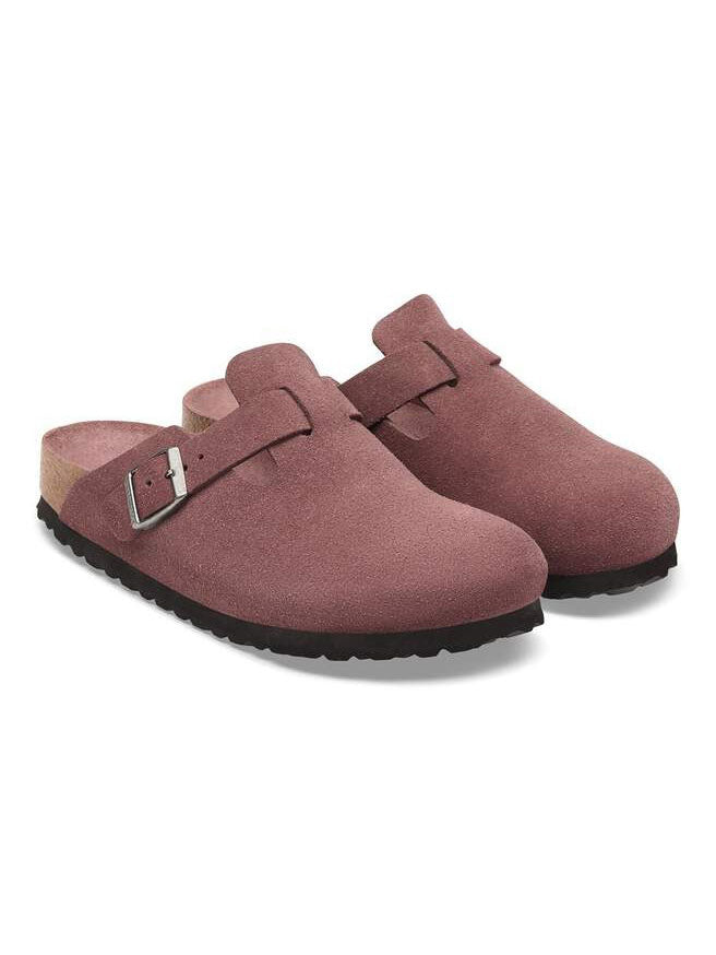 Birkenstock Boston Soft Footbed Suede N Pepper Shoes Fall 2026 | PEPPER