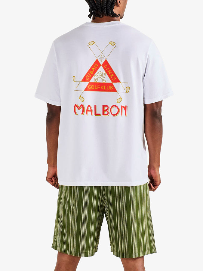 Malbon Bermuda Trinity T-Shirt Summer 2026 | WHITE