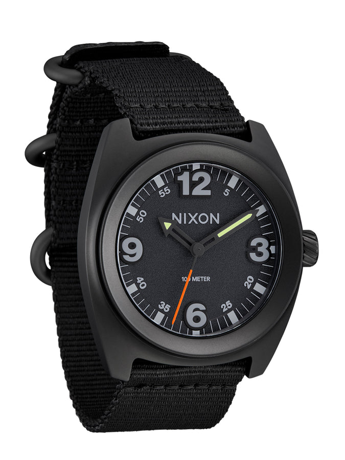 Nixon Clutch 42 All Matte Black/Black Watch | ALL MATTE BLACK/BLACK (3086)