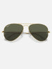 Ray Ban Aviator Metal Large Gold/G-15 Green Sunglasses