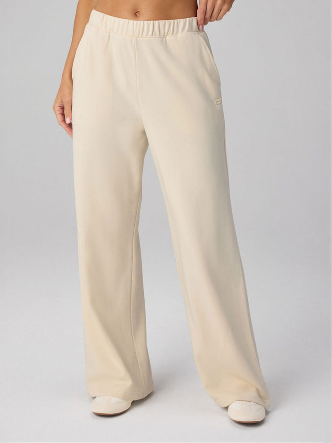 Fabletics Year Round Terry Wide Sweatpants Fall 2026 | ALMOND MILK