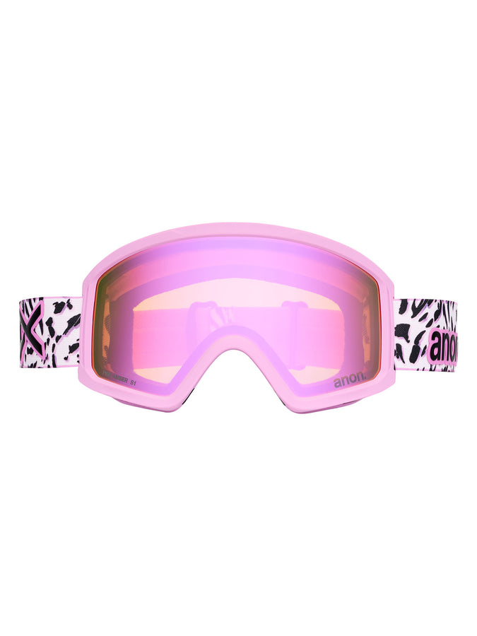 Anon Tracker 2.0 + Mifi Face Mask Goggle | LEOPARD PINK/PINK AMBER (FC3)