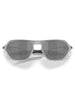 Oakley Cage Jacket X Silver/Prizm Black Polarized Sunglasses