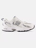 New Balance 530 White/Natural Indigo/Metallic Silver Shoes Fall 2026