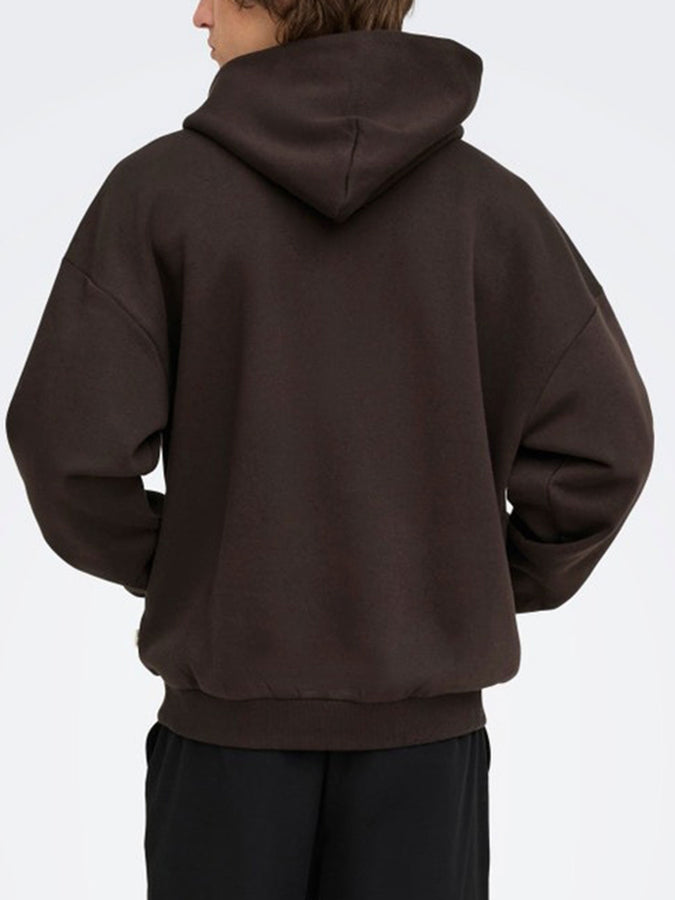 Only & Sons Ceres Hoodie Fall 2026 | COFFEE BEAN