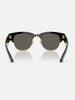 Ray Ban x Asap Rockey Mega Clubmaster Black On Gold /Dark Grey Sunglasses