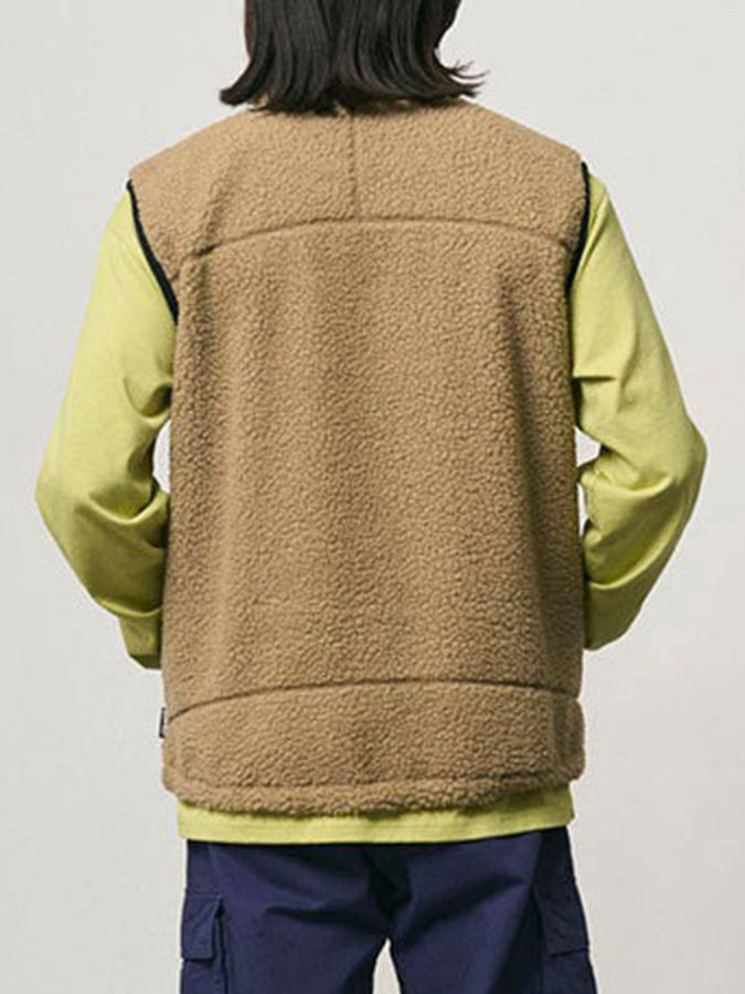 Gramicci Reversible Sherpa Vest Fall 2026 | BEIGE/TAN