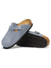 Birkenstock Boston Suede N Stone Blue Shoes Fall 2026