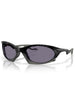 Oakley Plantaris Matte Black/Prizm Grey Sunglasses