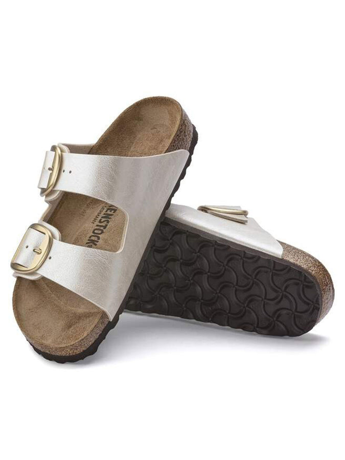 Birkenstock Arizona Big Buckle Graceful Birko-Flor Pearl White Sandals Fall 2026 | PEARL WHITE