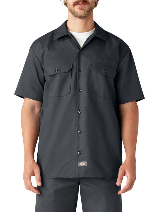 Dickies Work Short Sleeve Buttondown Shirt Spring 2026 | CHARCOAL (0CH)
