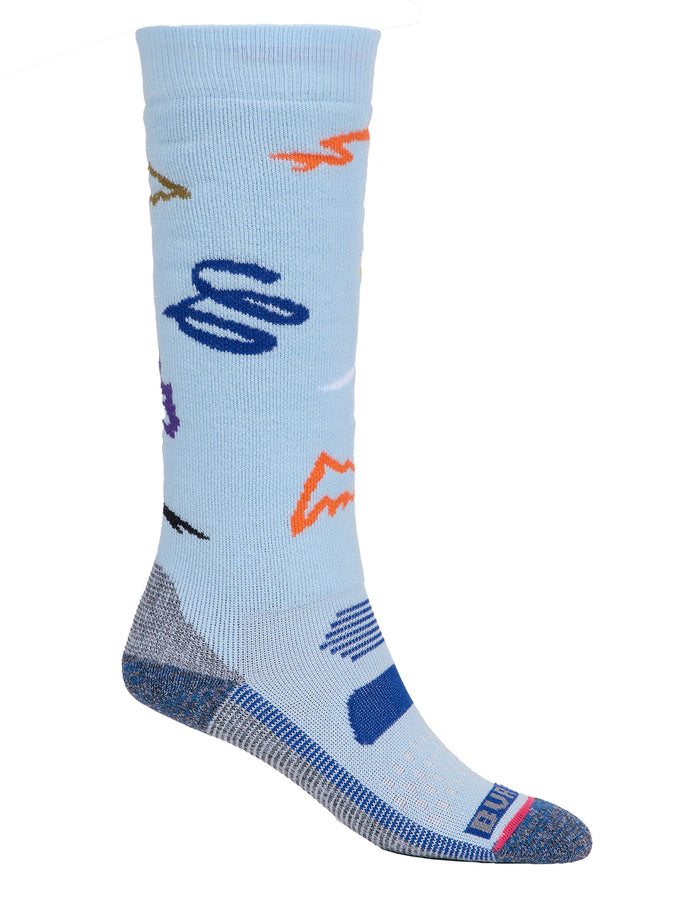 Burton Performance Midweight Snow Socks | SCRIBBLE (AIW)