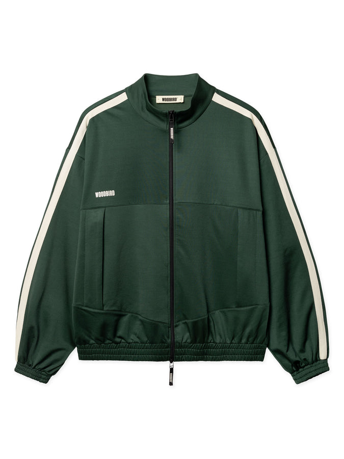 Woodbird Chang Track Jacket Spring 2026 | PINE GREEN
