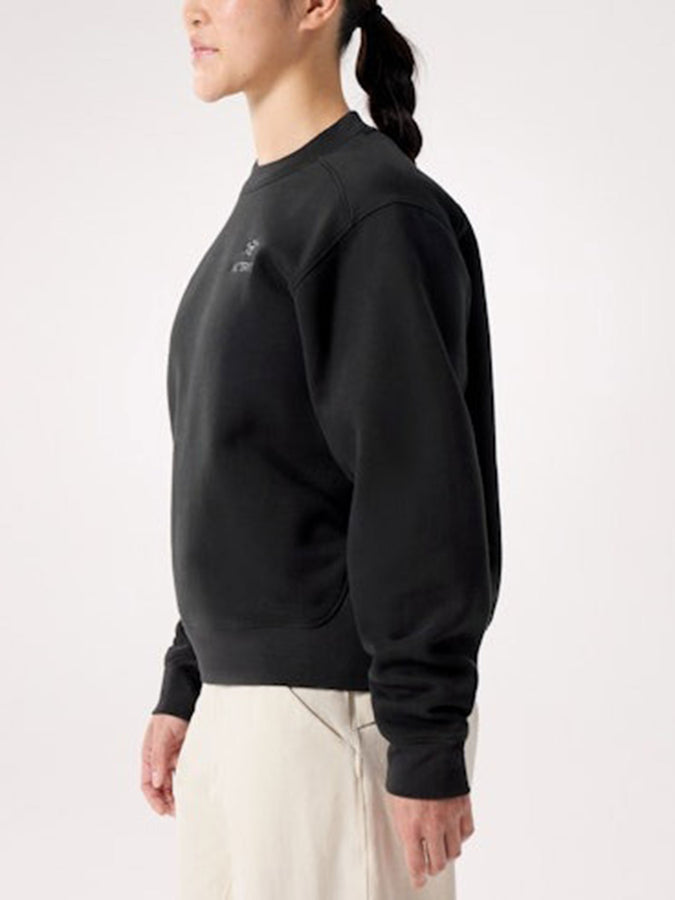 Arc'teryx Emblem Crewneck Sweatshirt Fall 2026 | BLACK