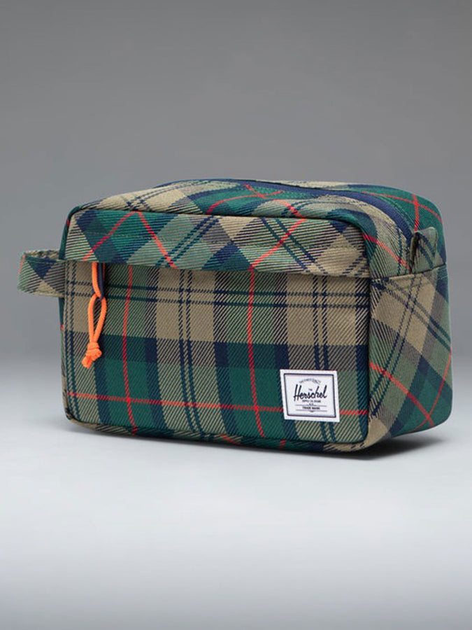 Herschel Chapter Plaid Travel Kit | EDEN PLAID (08248)