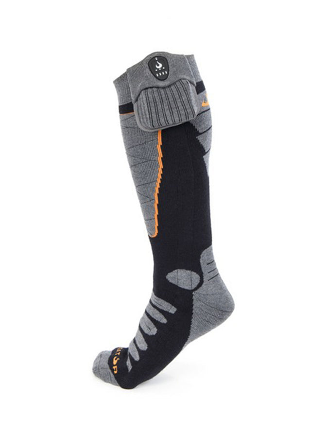 Heat Up Snow Mountain Heated Merino Wool Socks | GREY