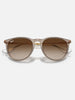 Ray-Ban Erika Transparent Light Brown/Brown Sunglasses