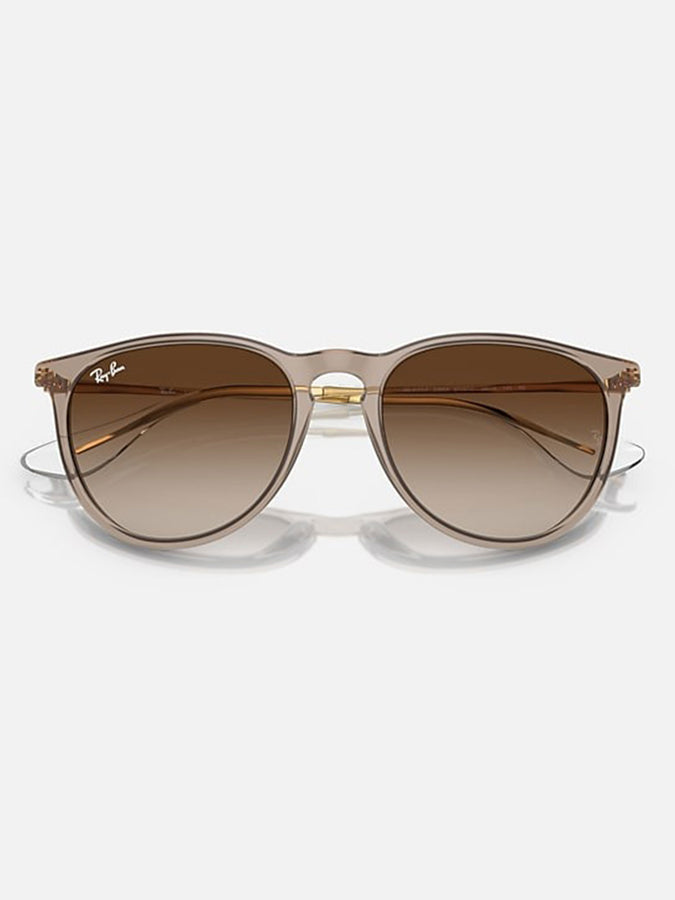 Ray-Ban Erika Transparent Light Brown/Brown Sunglasses | TRANSPARENT LIGHT BROWN/BROWN
