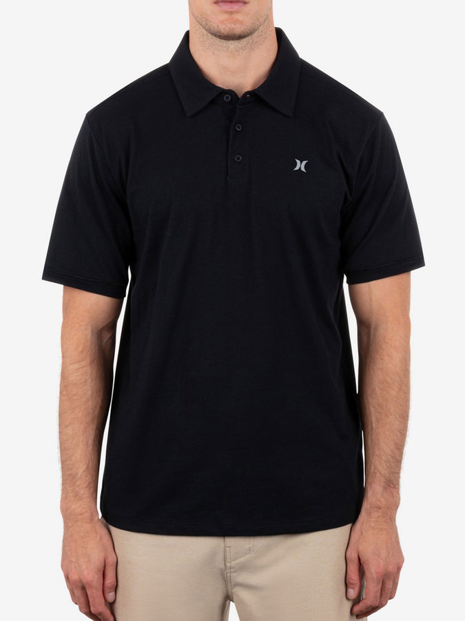 Hurley Icon Slub Short Sleeve Polo Fall 2026 | BLACK (001)