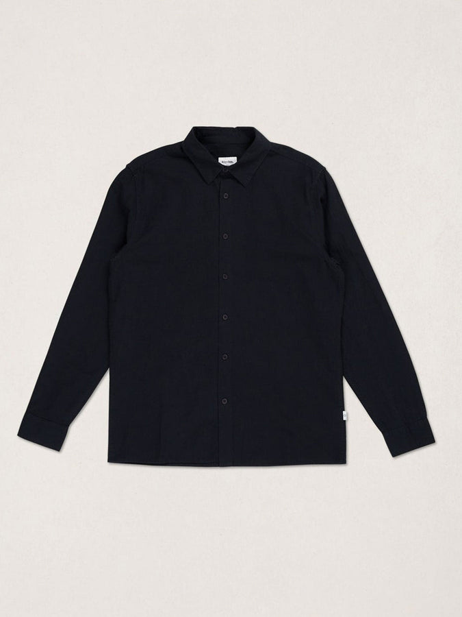 Rhythm Classic Linen Long Sleeve Buttondown Shirt Fall 2026 | VINTAGE BLACK