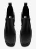 Clarks Effery Zip Black Leather Boots Fall 2026