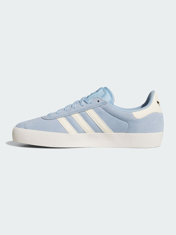 Adidas Gazelle ADV Clear Sky/Cream White/Chalk White Shoes Spring 2026 | CLEAR SKY/CREAM WHITE/CHLK WHT