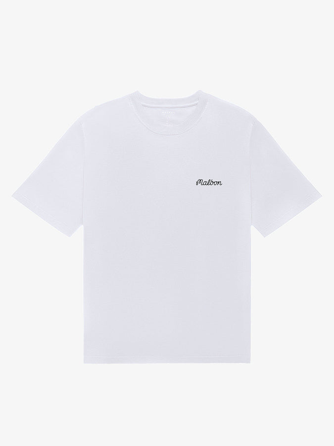 Malbon Bermuda Baldwin T-Shirt Holiday 2026 | WHITE