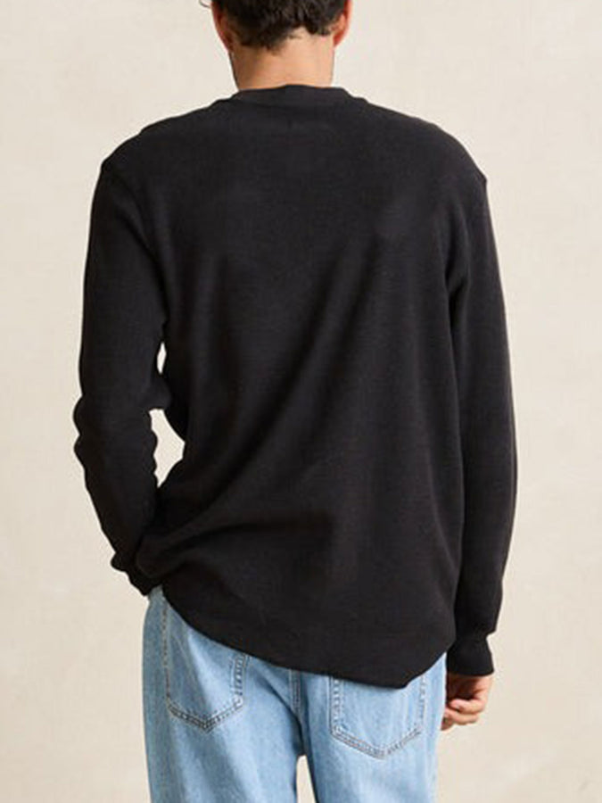 Rhythm Classic Waffle Sweater Fall 2026 | VINTAGE BLACK
