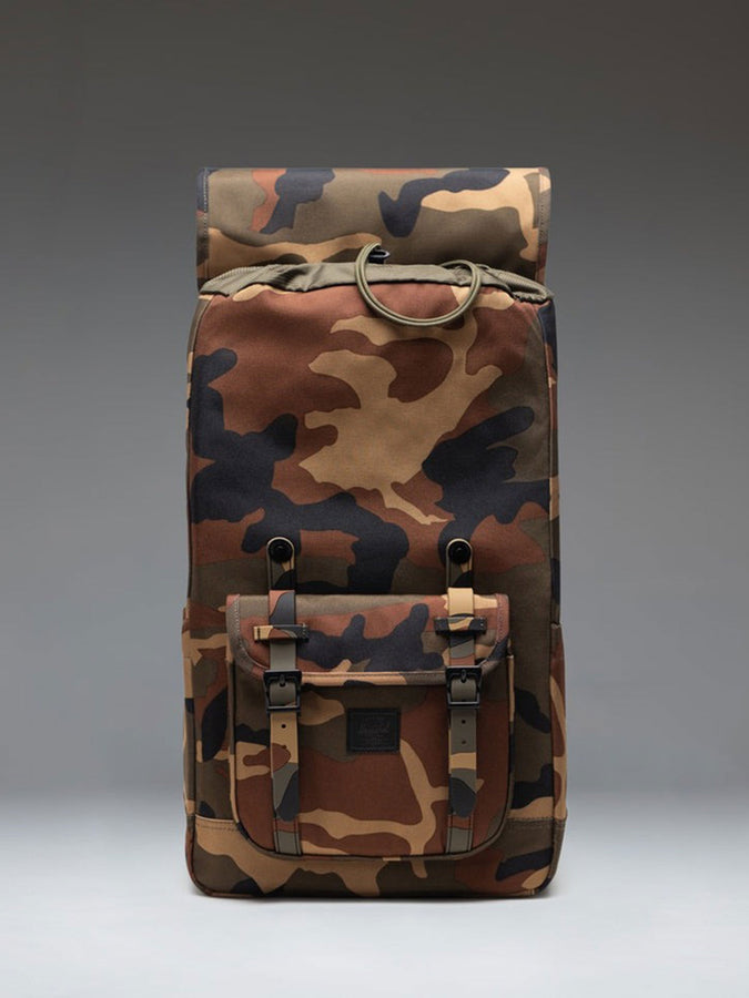 Herschel Little America Backpack | WOODLAND CAMO/BLK LABL (07129)