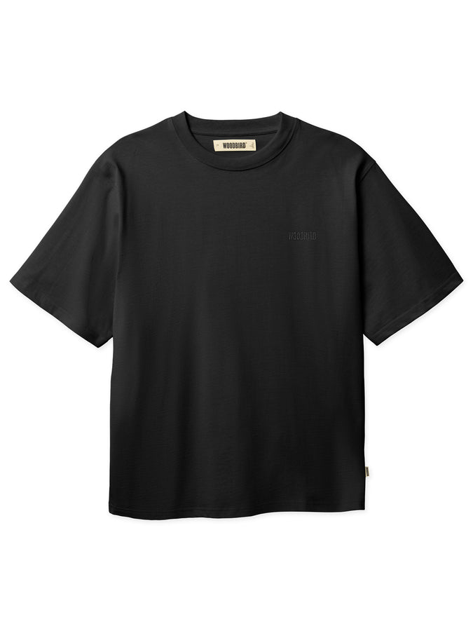Woodbird Baine Base T-Shirt Spring 2026 | BLACK