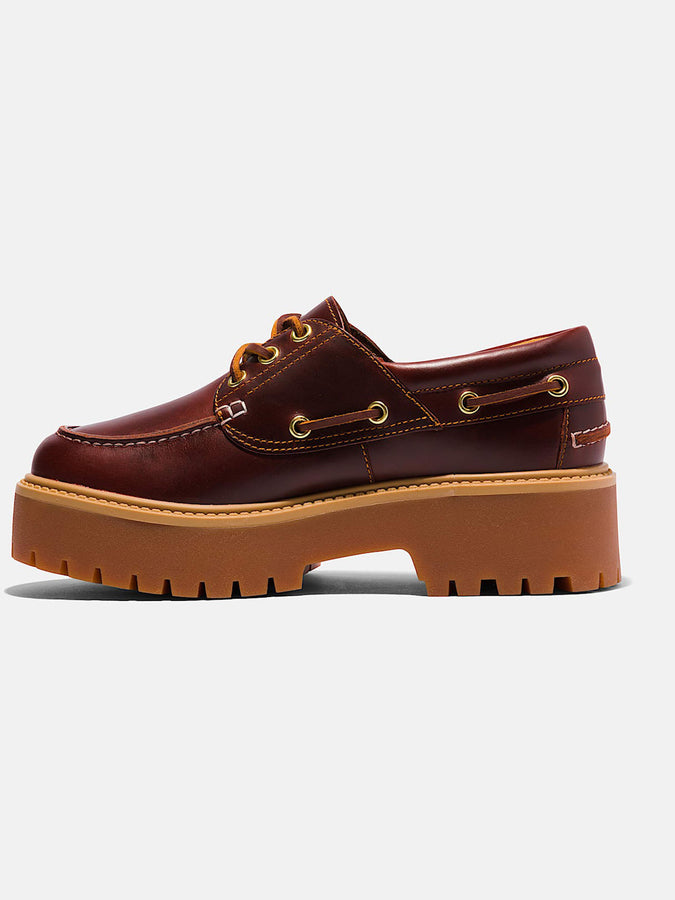 Timberland Stone Street Platform Boat Rootbeer Shoes Fall 2026 | ROOTBEER