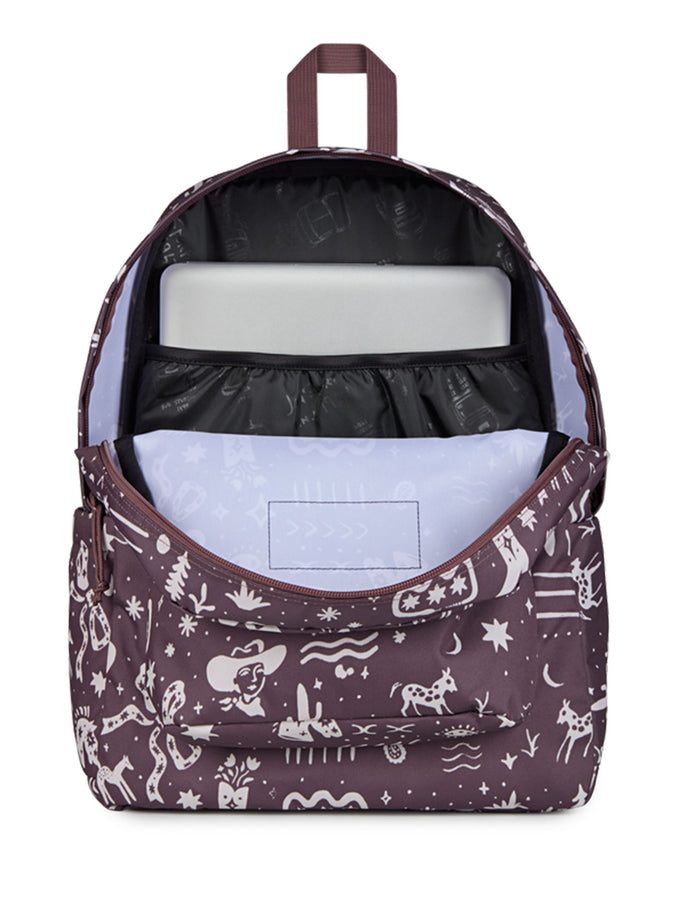 Jansport Superbreak Plus Backpack | YEEHAW/HORSE MHGN HZ/CRM (A0T)