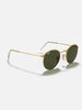Ray Ban Round Metal Arista Gold/G-15 Green Sunglasses