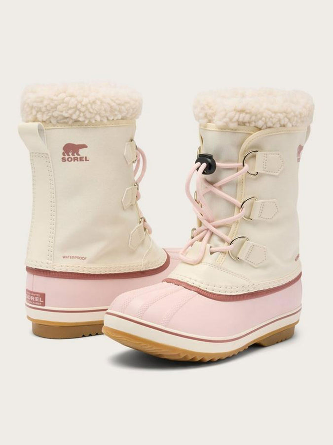 Sorel Yoot Pac Nylon Winter Boots | SNOW/PINK SALT (117)