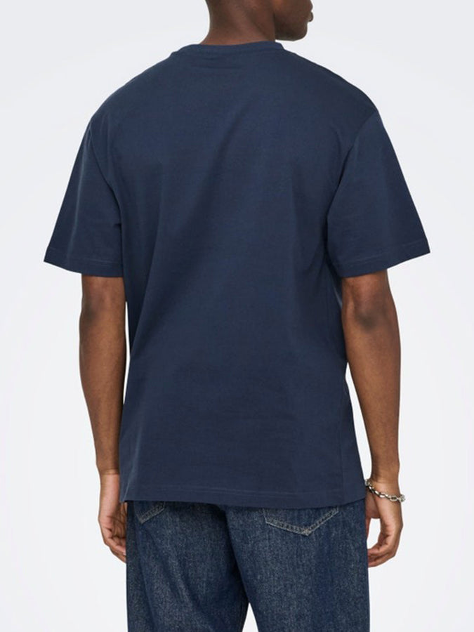 Only & Sons Fred Life T-Shirt Fall 2026 | BLUE NIGHTS