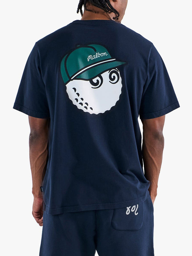 Malbon Bermuda Baldwin T-Shirt Summer 2026 | NAVY