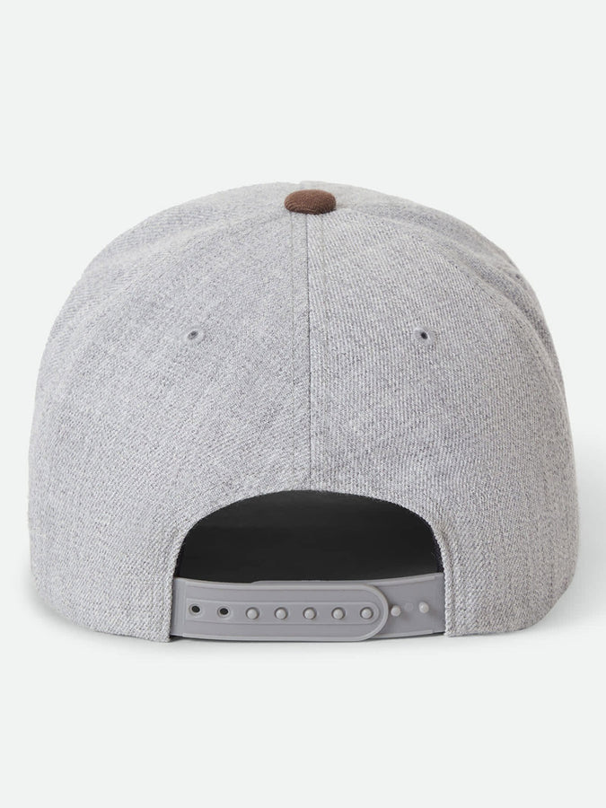 Brixton Crest Snapback Hat | HEATHER GREY/PINECONE BROWN
