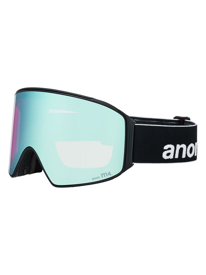 Anon M4 Cylindrical + Bonus Lens + Mfi Face Mask Snowboard Goggles | BLACK/PRCV VRBL BLUE (Z53)