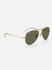 Ray Ban Aviator Metal Large Gold/G-15 Green Sunglasses