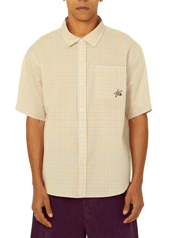 Huf H Star Plaid Short Sleeve Buttondown Shirt Spring 2026 | PUTTY