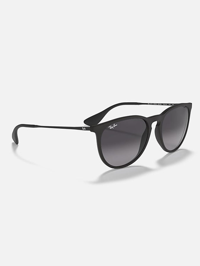 Ray Ban Erika Matte Black/Grey Gradients Sunglasses | MATTE BLACK/GREY GRADIENT