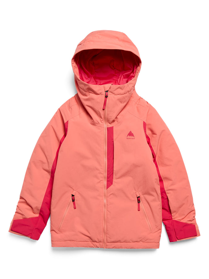 Burton Hillslope 2027 - Youth Insulated Jacket (7-14) | PEACH ECHO/AZALEA PINK (E5Q)