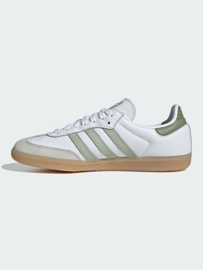 Adidas Samba Og White/Halo Green/Tent Green Shoes Fall 2026 | WHITE/HALO GREEN/TENT GREEN