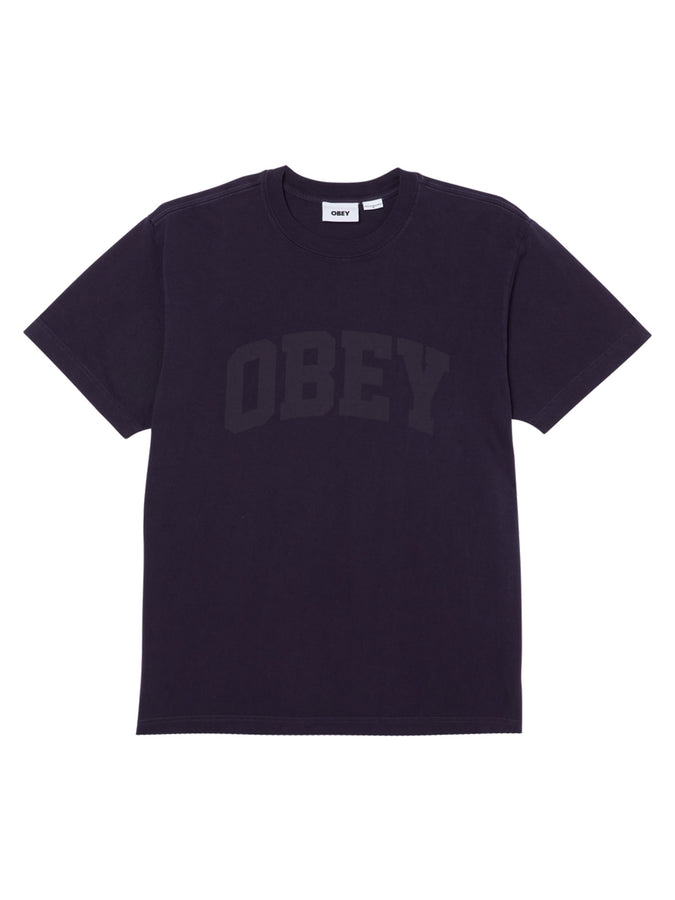 Obey Collegiate Pigment T-Shirt Summer 2026 | PIGMENT PURPLE VELVET (PUV)